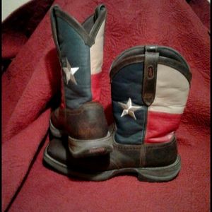 Men's Durango Texas flag boots